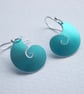 Shell earrings in turquoise - Image 1