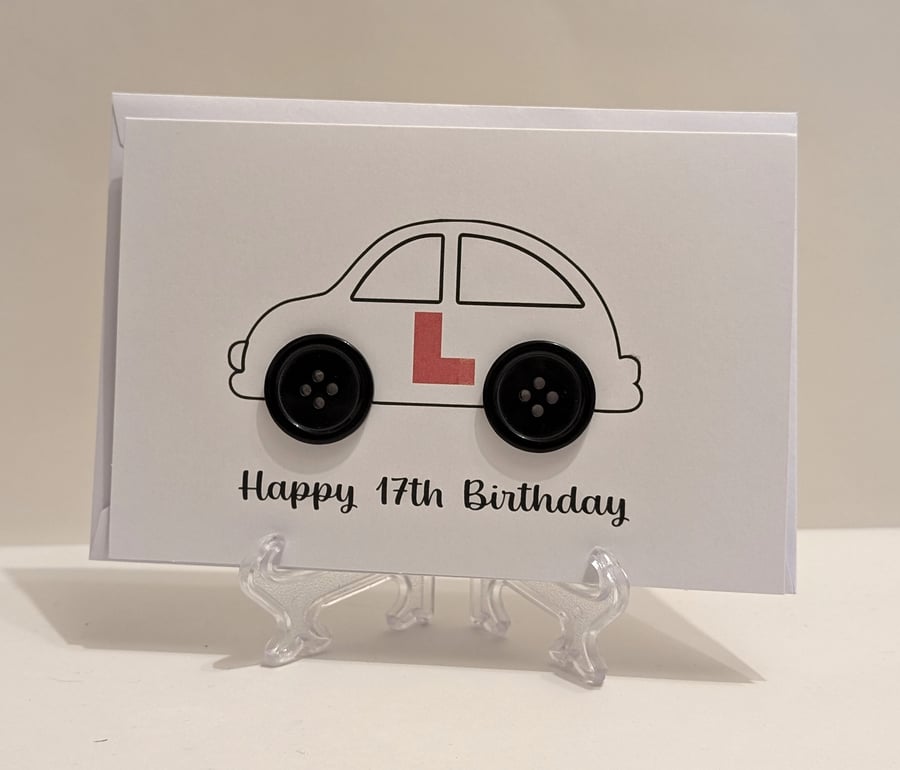 Happy 17th Birthday greetings card