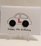 Happy 17th Birthday greetings card - Image 1
