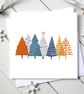 Alpine Trees Christmas Card - Image 1