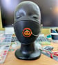 Pumpkin black SIP valve cap with beaded keeper