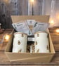 Boho Rustic Bee Handmade Recycled Eco-Friendly Indoor Kitchen Herb Gift Set - Image 1