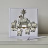 Special Order for Lynda - 'Baby Jesus and Lambs' - Handmade Blank Card