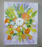 an original floral art acrylic painting ( ref FA 428 B1 ) - Image 1