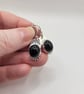 Onyx and Sterling Silver Dangle Earrings  - Image 5