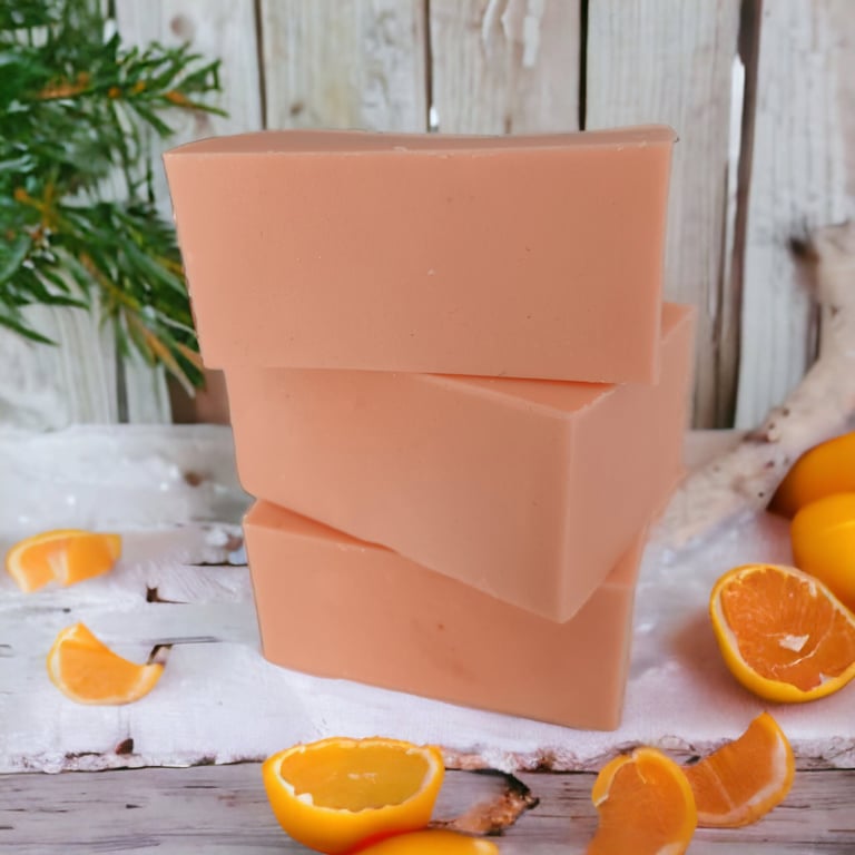 Orange, Lemon & Lime Goats Milk Soap, Handmade Natural Soap for Dry Skin, Handma