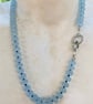 Aquamarine hand knotted necklace  - Image 2