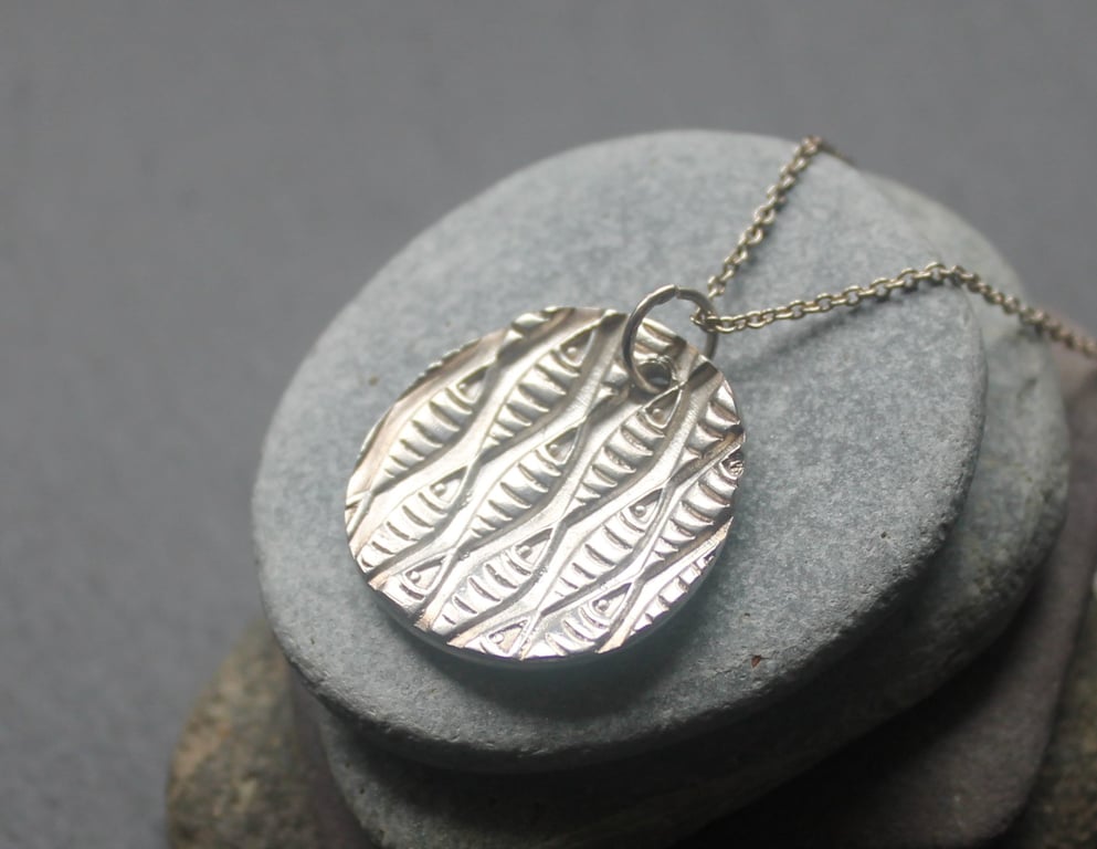 Fine Silver Shoal Fish Necklace