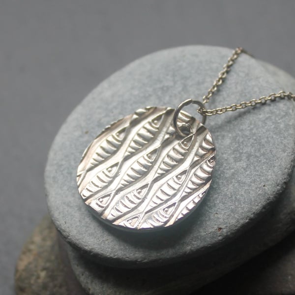 Fine Silver Shoal Fish Necklace
