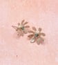 Apatite Flower Silver Earrings Handmade  - Image 3