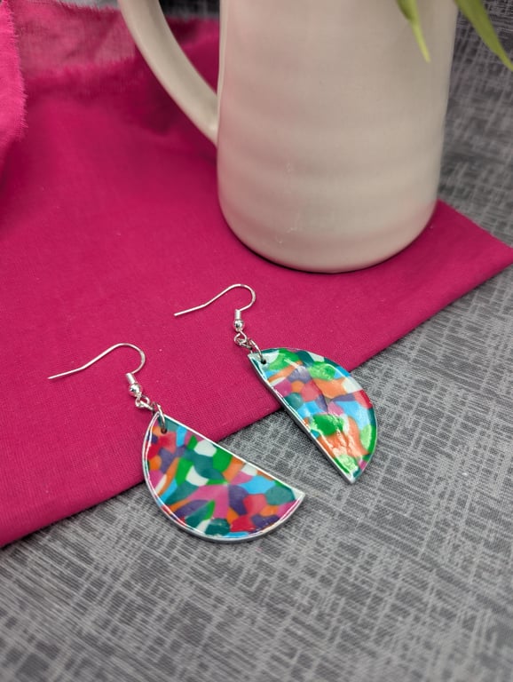 Dramatic bold drop earrings 