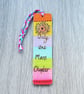 Bookmark, colourful, reader gift, pyrography - Image 3