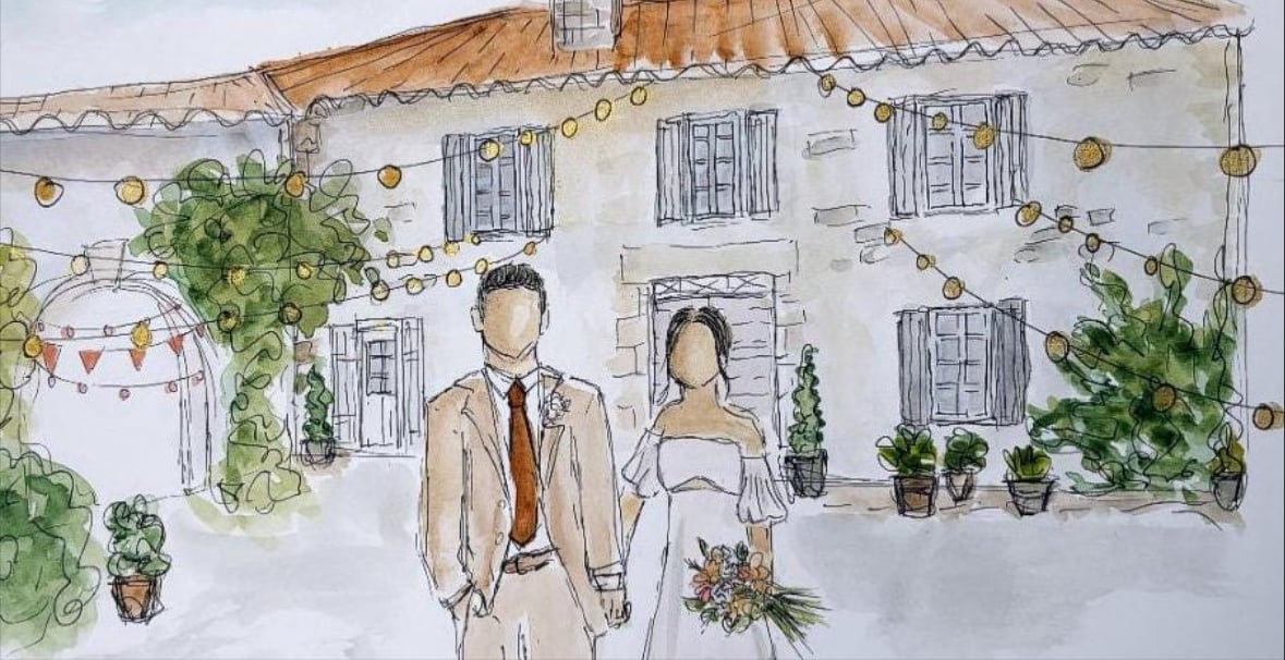 Original wedding Painting