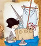 Handmade child's birthday card - pirate ship - Image 2