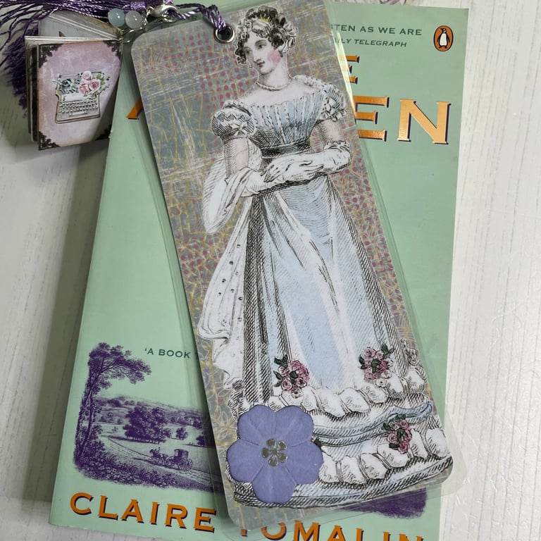 Library - Bookmark -Jane Austen - Design 3 by Carolee Crafts PB11 - 0007
