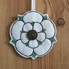 NHS fundraiser - Yorkshire Rose hanging decoration