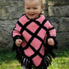 Baby girl's poncho