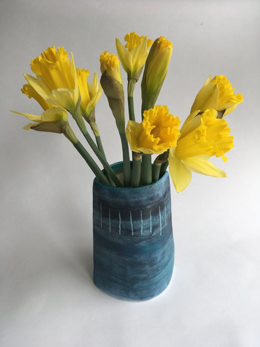 Large Stoneware Ceramic  Flower Vase 