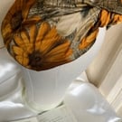 Sunflower - Wide 40s Style Turban Headband