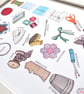 Sewing Alphabet Art Print - Image 3