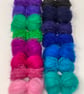 Small Northern Lights Mohair Wool Yarn Selection Pack Wet Felting - Image 3