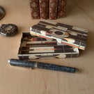 'Art Deco A' - A handmade, ultra-thin, necklace gift box (Code: NBADA)