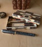 'Art Deco A' - A handmade, ultra-thin, necklace gift box (Code: NBPAWA)