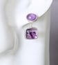 Amethyst Statement Earrings - Image 5