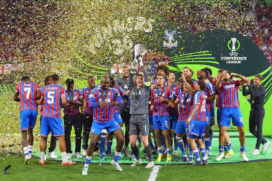 Crystal Palace FC UEFA Conference League Cup Winners 2026 Photograph Print