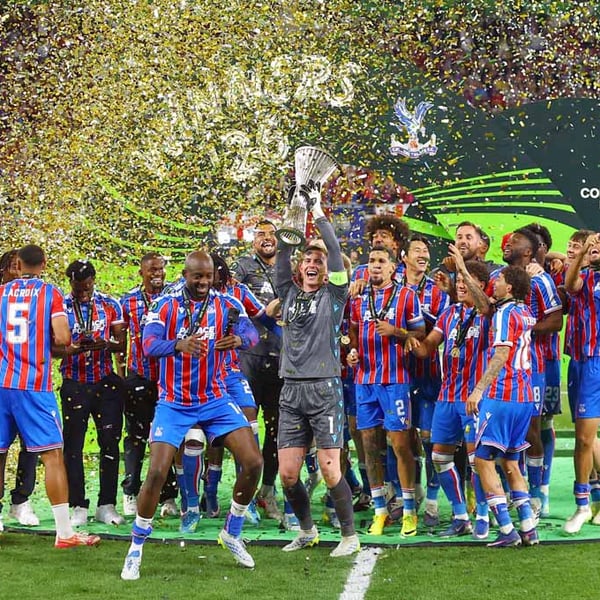 Crystal Palace FC UEFA Conference League Cup Winners 2026 Photograph Print