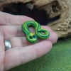Spring Sale ... Tiny Snake OOAK Sculpt by artist Ann Galvin