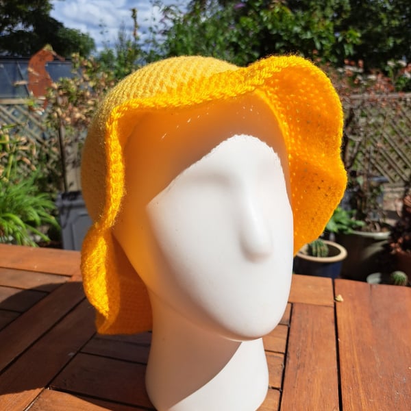 Daffodil Yellow Summer Hat