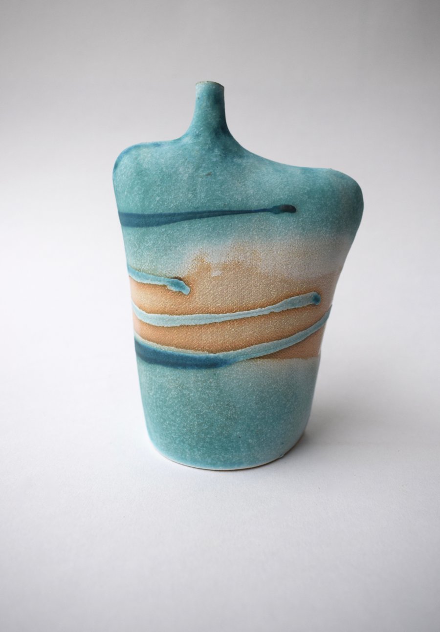 Ceramic Seascape Bottle