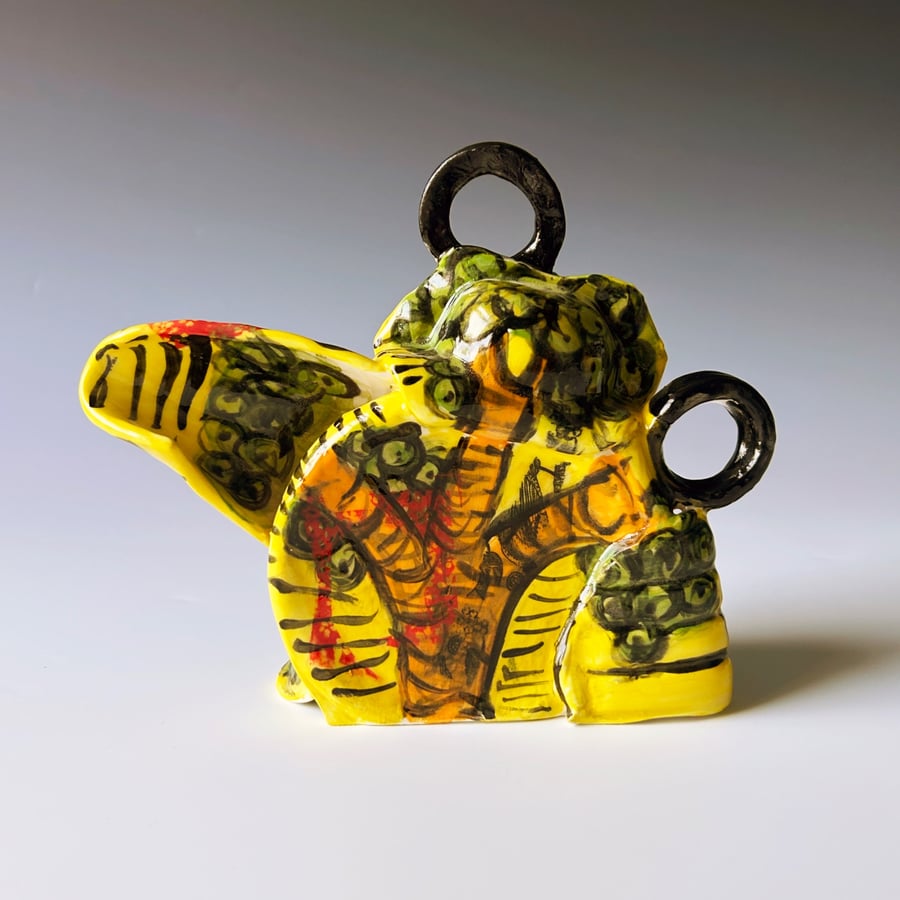 Sculptural Ceramic Tea Pot Form
