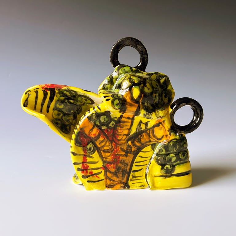 Sculptural Ceramic Tea Pot Form