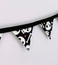 Glow in the Dark Skull Bunting: Halloween Spooky Decor