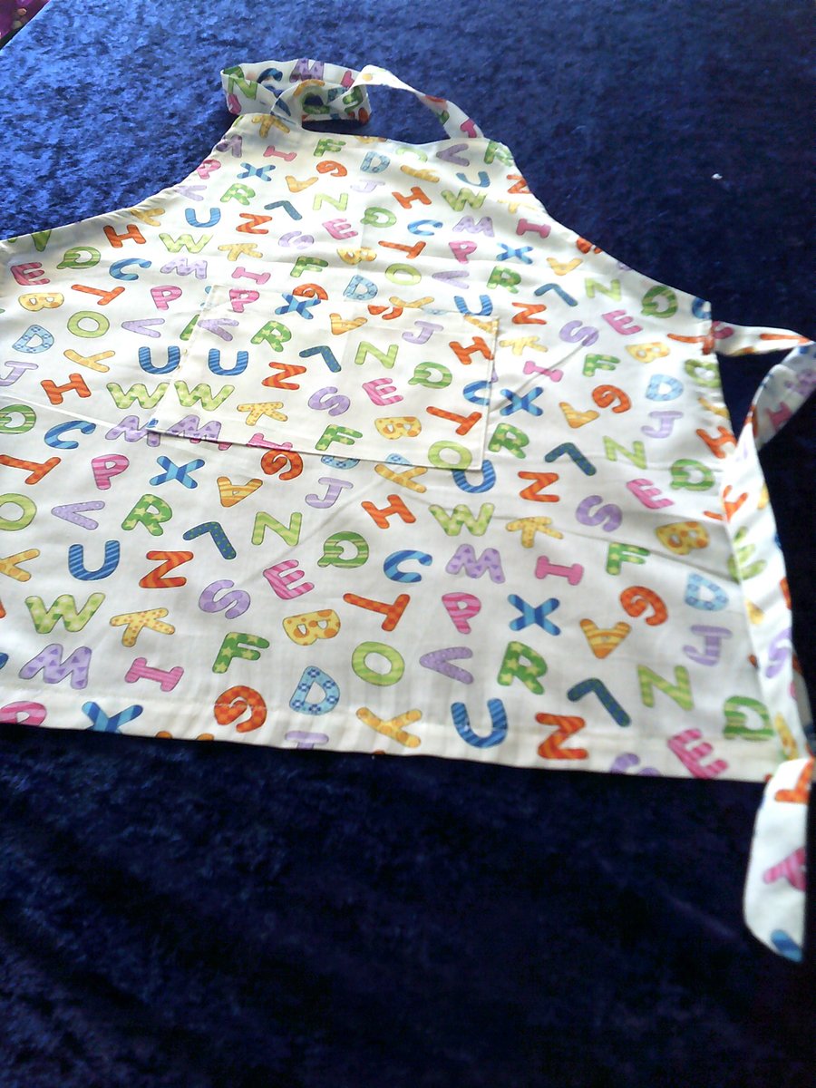 Alphabet Children's Apron