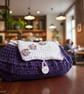 Handmade Purple haze bubble Crochet bag useful for toiletries or make-up - Image 4