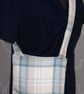 Cross body or shoulder messenger bag Balmoral Tartan check - Image 4