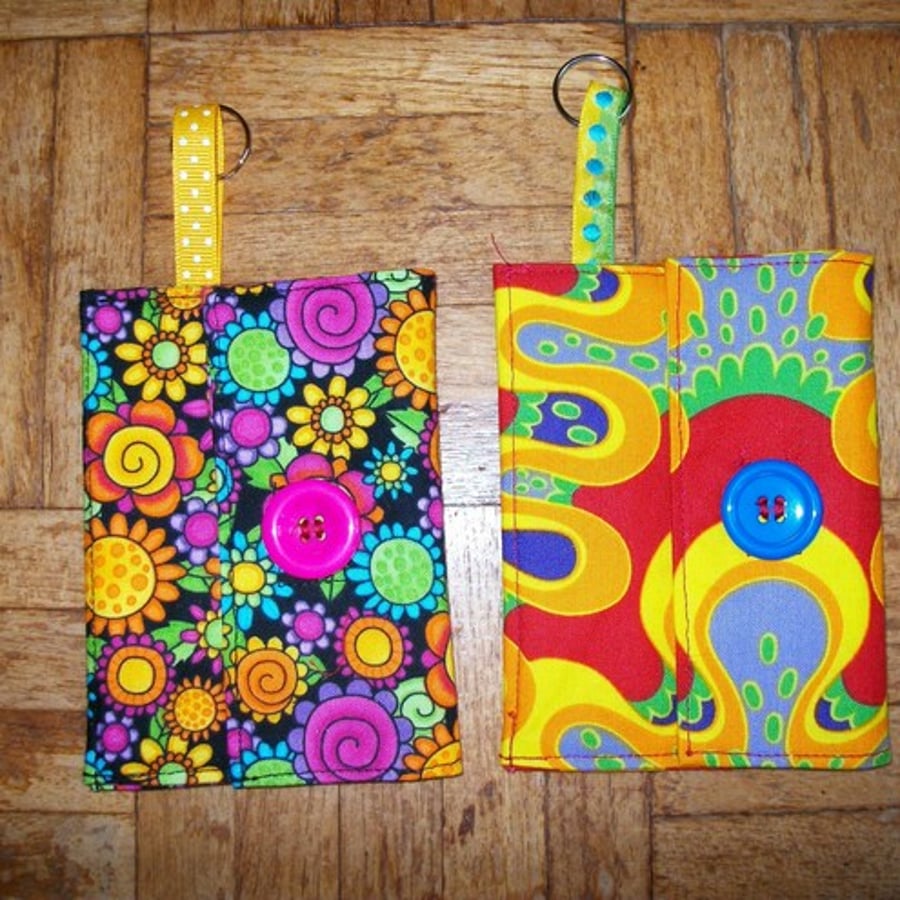 Coin Purse In A Choice of  2 Fabrics