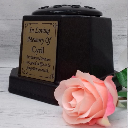 BESPOKE Memorial Grave Ornament Grave Vase Grave Flower Holder Cemetery Vase