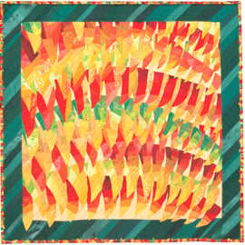 Sumac in a Storm Wall Quilt