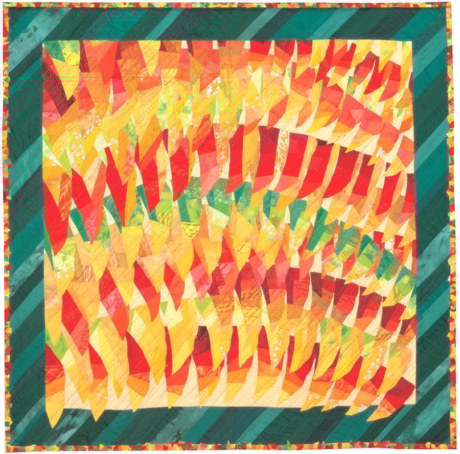Sumac in a Storm Wall Quilt