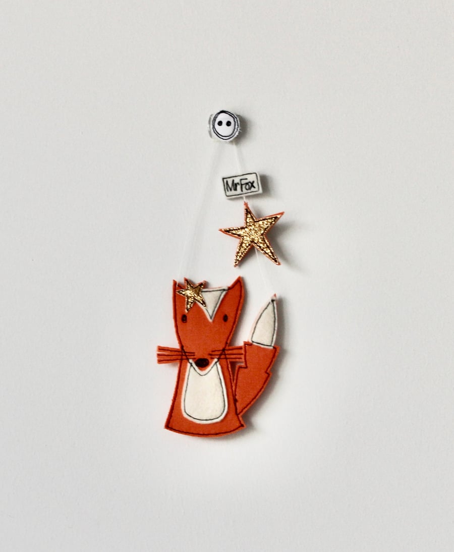 'Mr Fox' - Hanging Decoration
