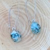 Long Bubble Glass Earrings