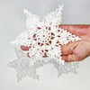 crochet snowflakes