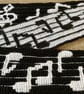 Crotched Music Notes Scarf - Image 2