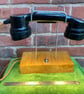 Banker’s Desk Lamp, Repurposed WW2 Army Field Telephone Bakelite Handset - Image 2