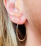 30mm 14k Gold Filled Flat  Hoop Earrings  - Image 1