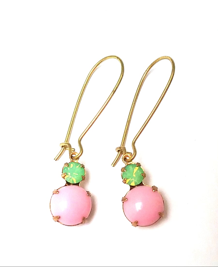 Vintage Glass Earrings